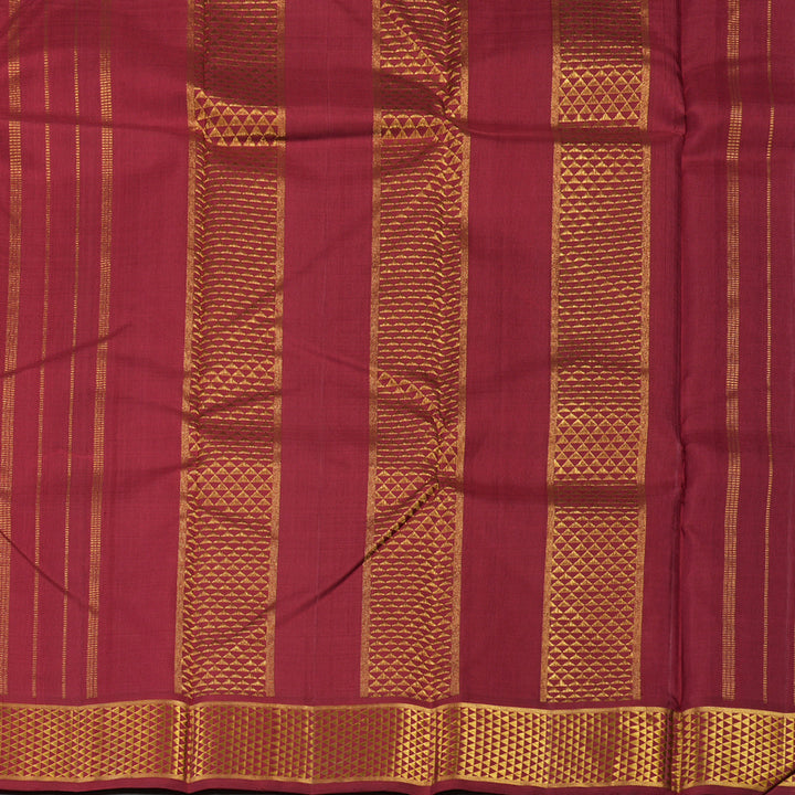 Hayagrivas Handloom Maroon Kanjivaram Silk Saree KBE2074A1-1