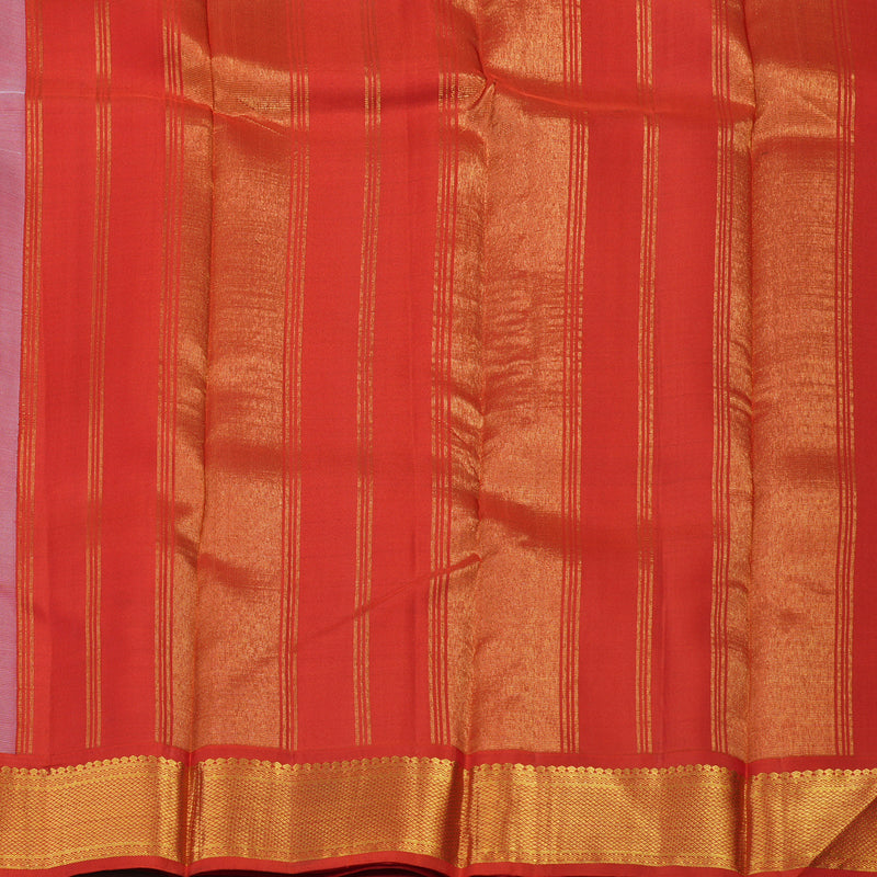 Hayagrivas Handloom Lilac Kanjivaram Silk Saree with Ganga Jamuna Border KBE2075A2-2