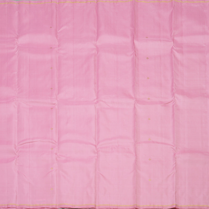 Hayagrivas Handloom Rose Pink Kanjivaram Silk Saree KBE2078A3-2