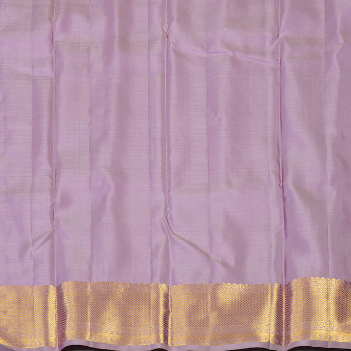 Hayagrivas Handloom Lavendar Kanjivaram Silk Saree KBE2078A7-1