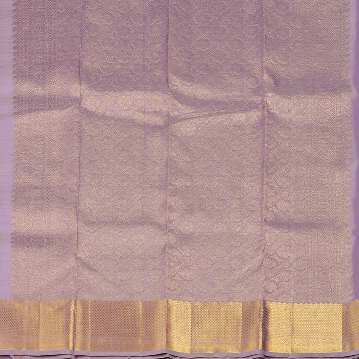 Hayagrivas Handloom Lavendar Kanjivaram Silk Saree KBE2078A7-1