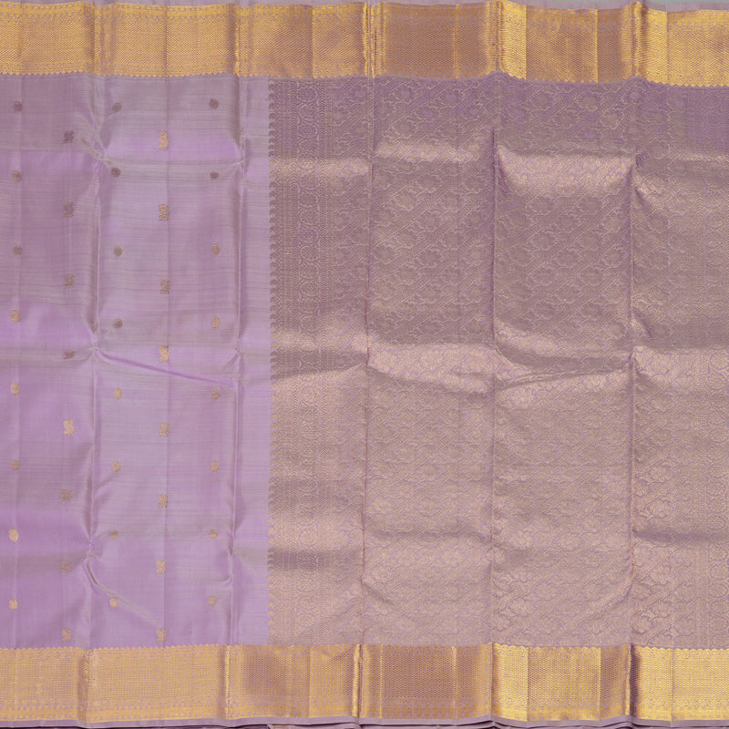 Hayagrivas Handloom Lavendar Kanjivaram Silk Saree KBE2078A7-1