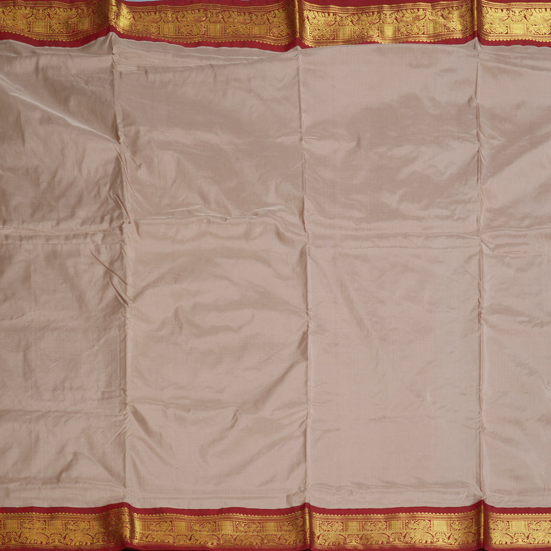 Hayagrivas Handloom Onion Pink Ten Yards Silk Saree KBE2099A1-55