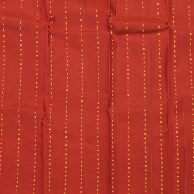 Hayagrivas Handloom Pure Kanjivaram Silk Saree in Vibrant Peacock blue KBE20D5-2