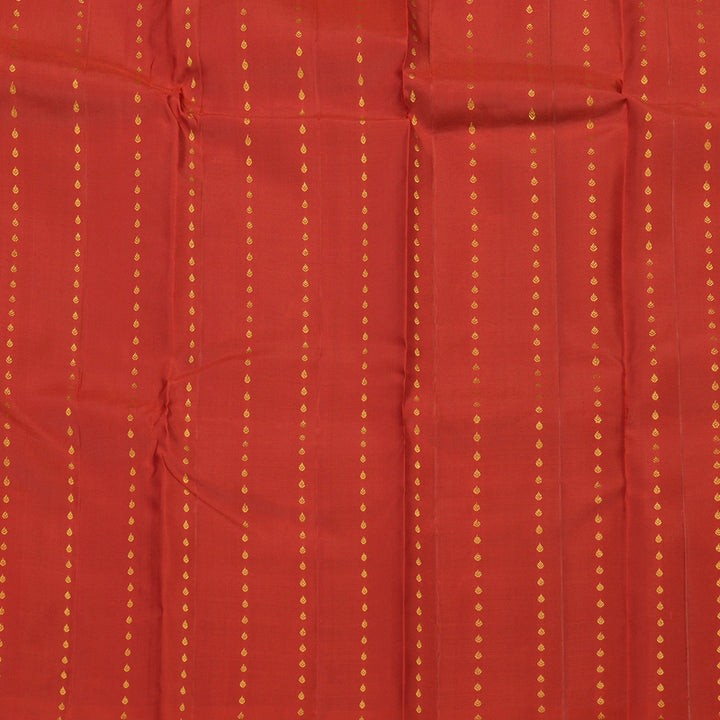 Hayagrivas Handloom Pure Kanjivaram Silk Saree in Vibrant Peacock blue KBE20D5-2