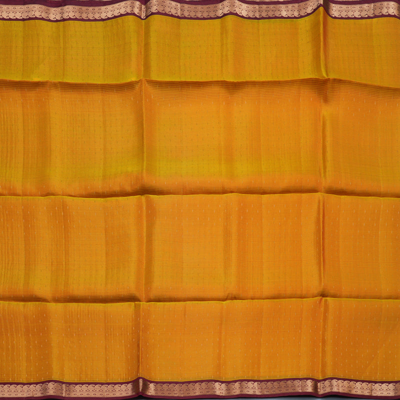 Hayagrivas Mambazham Yellow Handloom Soft Silk Saree KBE2102A2-6