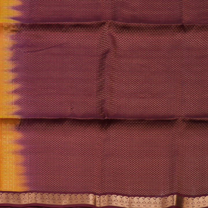 Hayagrivas Mambazham Yellow Handloom Soft Silk Saree KBE2102A2-6