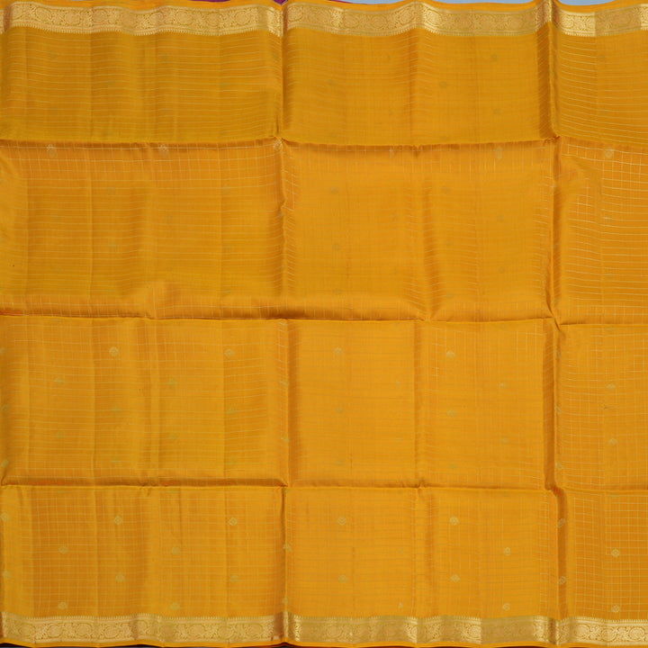 Hayagrivas Yellow Handloom Soft Silk Saree KBE2102A5-1