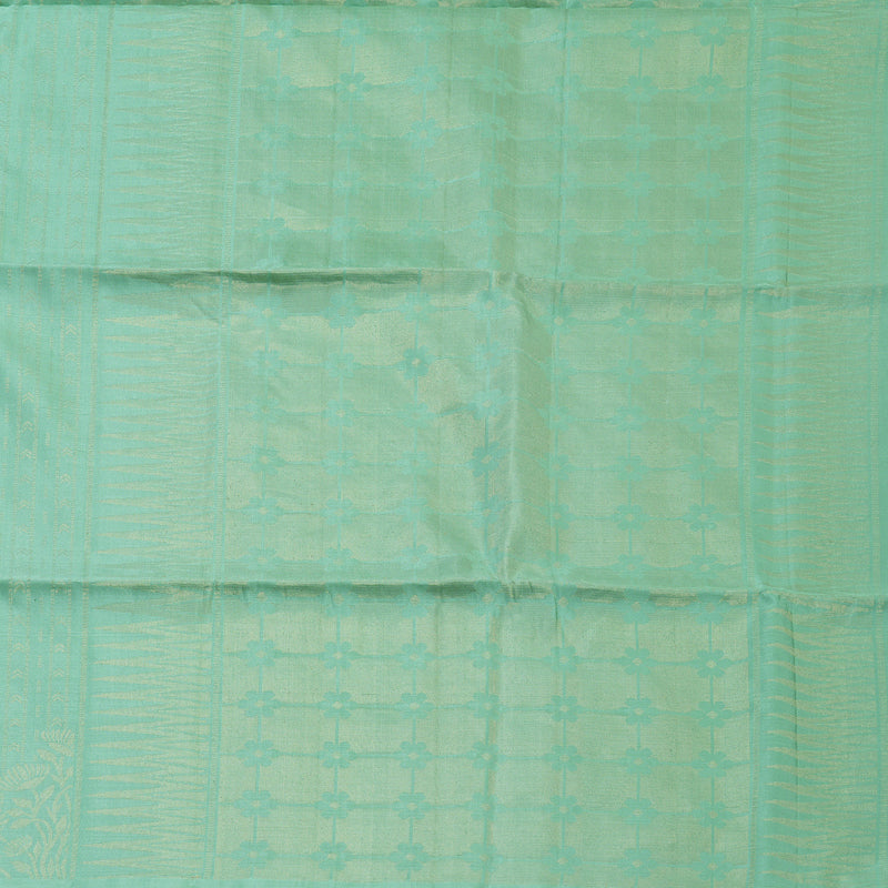 Hayagrivas Pastel Green Handloom Soft Silk Saree KBE2106A27-1