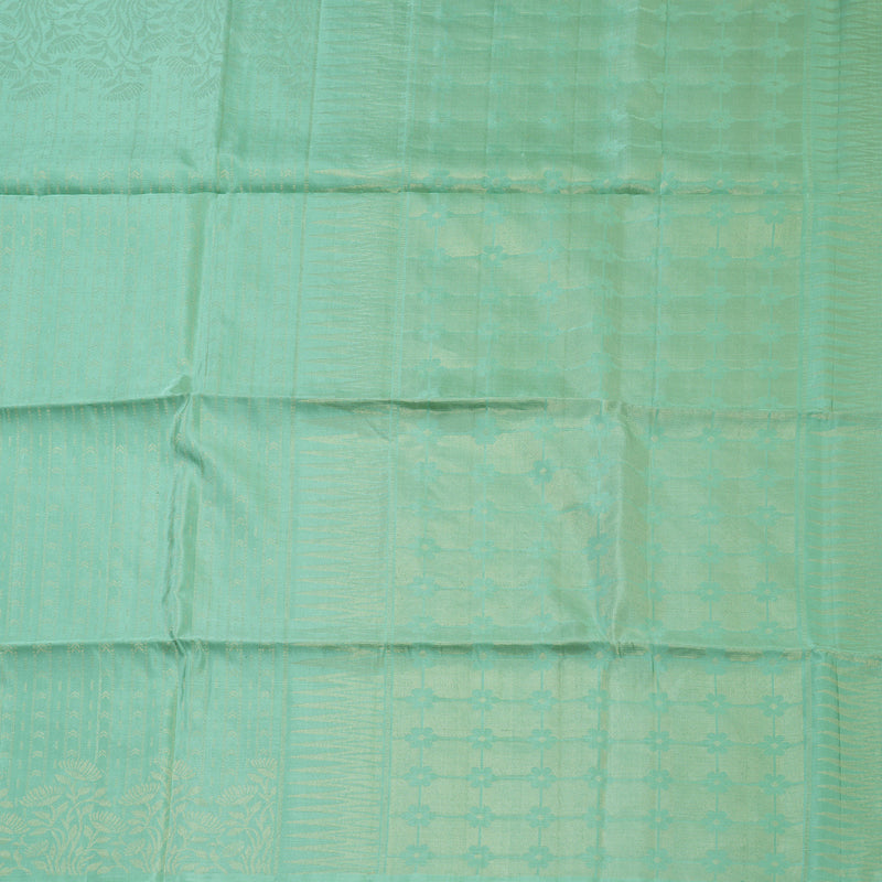 Hayagrivas Pastel Green Handloom Soft Silk Saree KBE2106A27-1