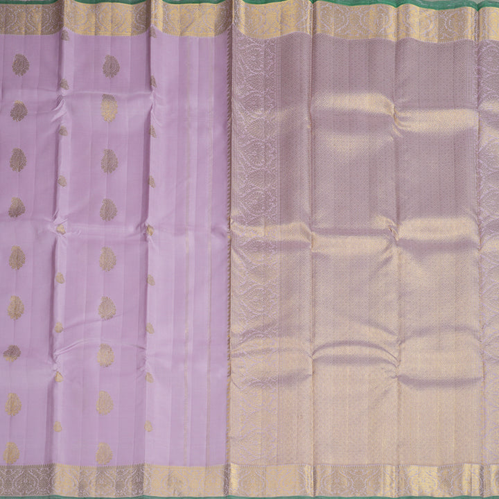 Hayagrivas Handloom Lilac Kanjivaram Silk Saree KBE2127A4-1