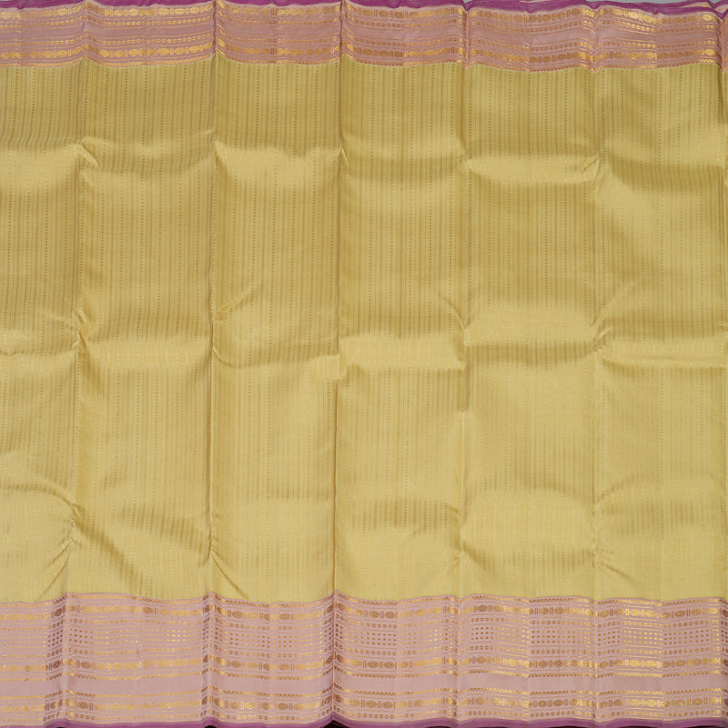 Hayagrivas Handloom Sandal Kanjivaram Silk Saree with Onion Pink Border KBE2128A8-1