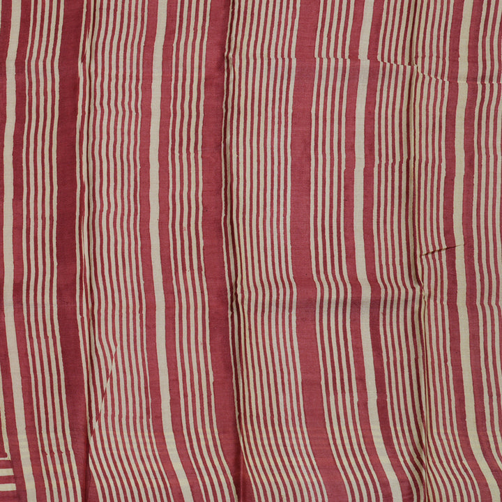 Hayagrivas Beige Pure Tussar Saree KBE2131A3-10