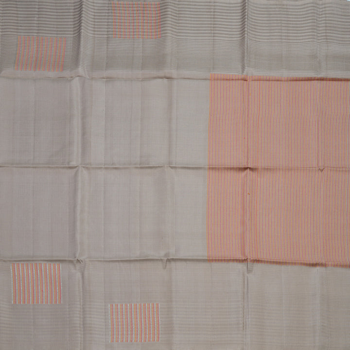 Hayagrivas Beige Handloom Soft Silk Saree KBE2140A11-5