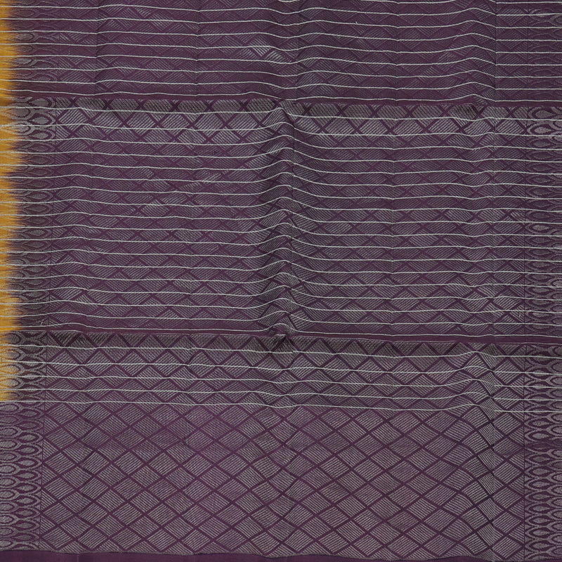 Hayagrivas Honey Mustard Handloom Soft Silk Saree KBE2140A18-2