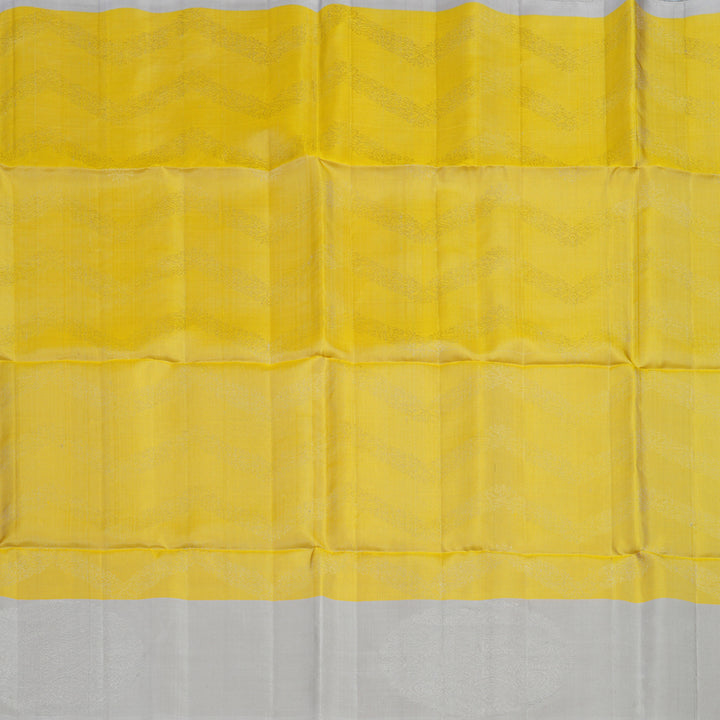 Hayagrivas Golden Yellow Handloom Soft Silk Saree KBE2140A19-1