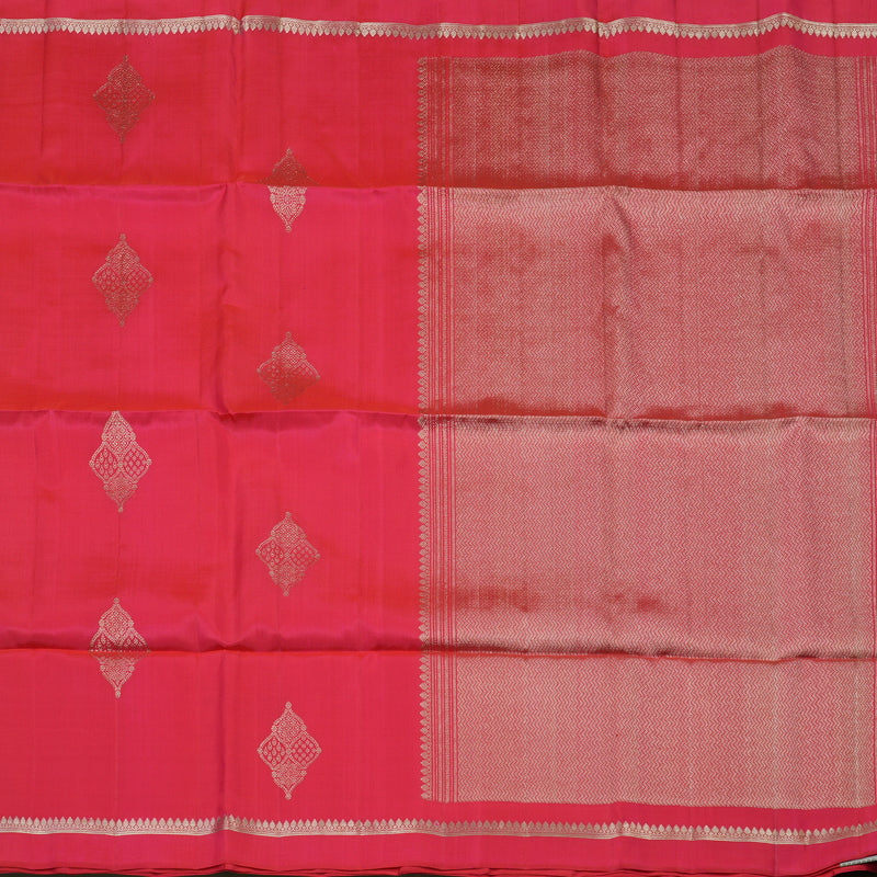 Hayagrivas Reddish-Pink Handloom Soft Silk Saree KBE2140A3-2
