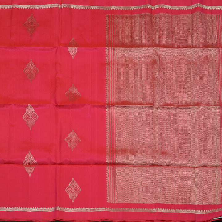 Hayagrivas Reddish-Pink Handloom Soft Silk Saree KBE2140A3-2