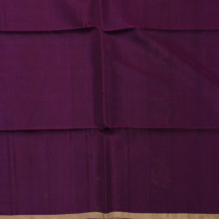 Hayagrivas Ink Blue Kora Silk Cotton Saree KBE2142A3-7