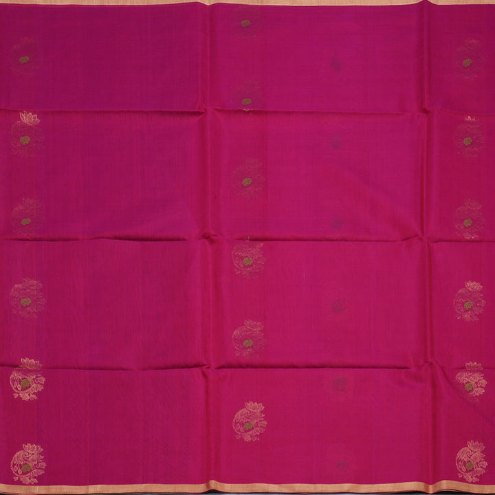 Hayagrivas Pink Kora Silk Cotton Saree KBE2142A6-11
