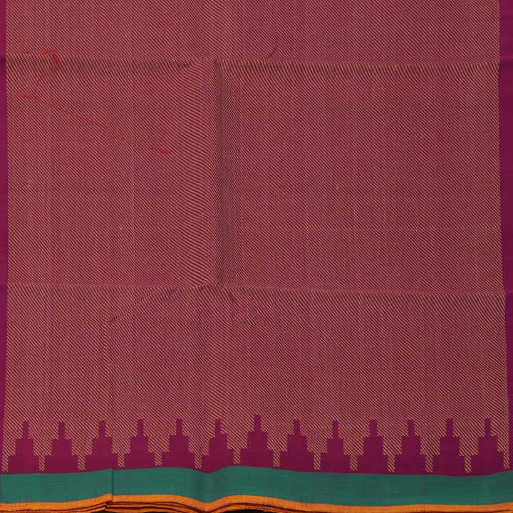 Hayagrivas Magenta Handloom Cotton Saree KBE2143A10-3