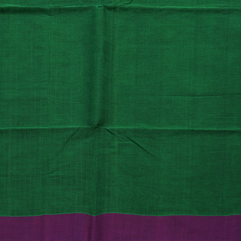 Hayagrivas Green Handloom Kanchi Cotton Saree KBE2143A12-1
