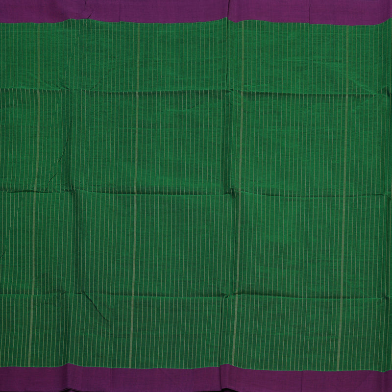Hayagrivas Green Handloom Kanchi Cotton Saree KBE2143A12-1