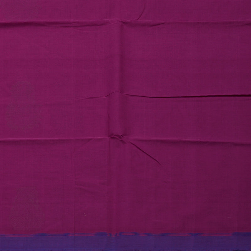 Hayagrivas Purple Handloom Cotton Saree KBE2143A13-4