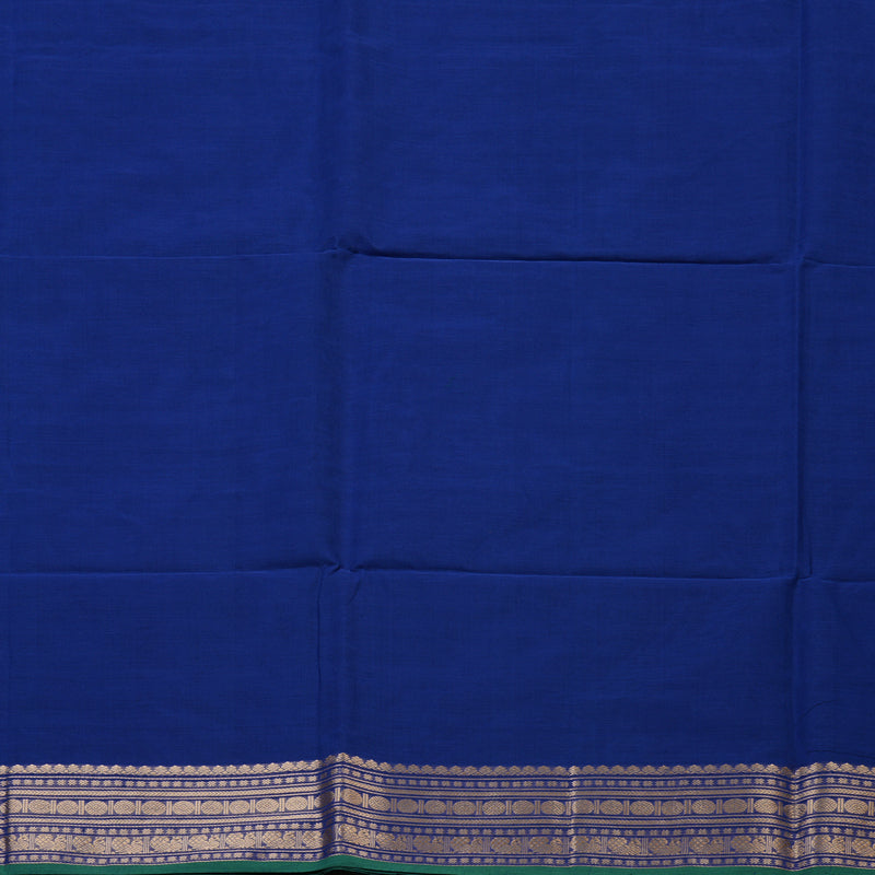 Hayagrivas Royal Blue Handloom Cotton Saree KBE2143A2-9