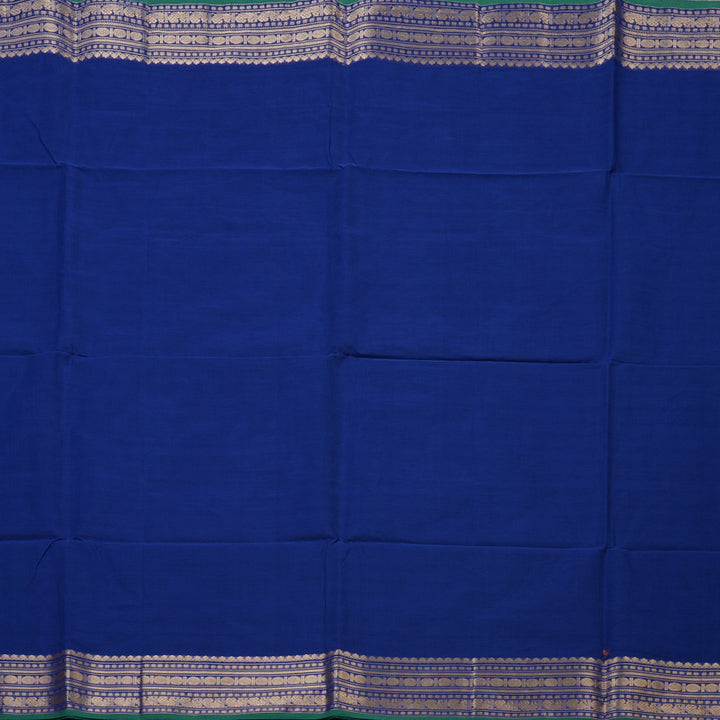 Hayagrivas Royal Blue Handloom Cotton Saree KBE2143A2-9