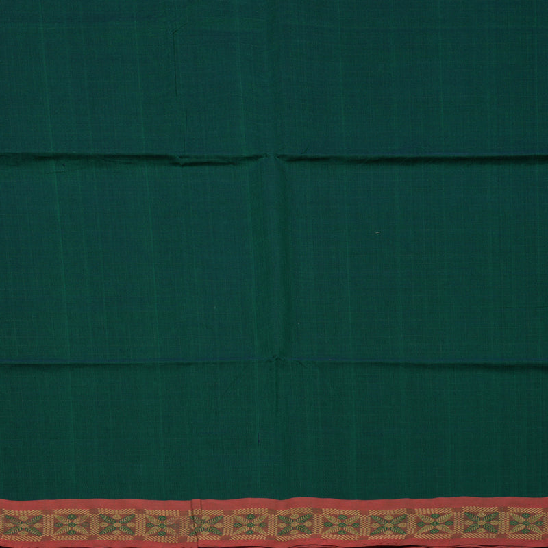 Hayagrivas Rama Green Handloom Cotton Saree KBE2143A3-5