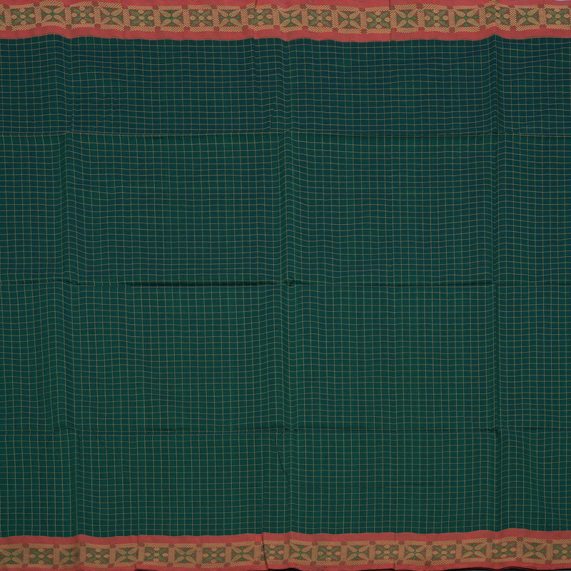 Hayagrivas Rama Green Handloom Cotton Saree KBE2143A3-5