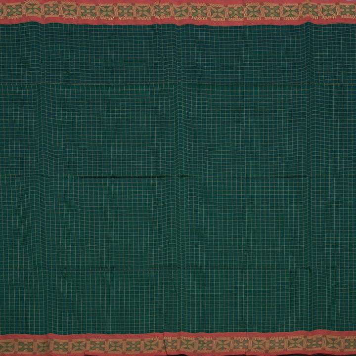 Hayagrivas Rama Green Handloom Cotton Saree KBE2143A3-5