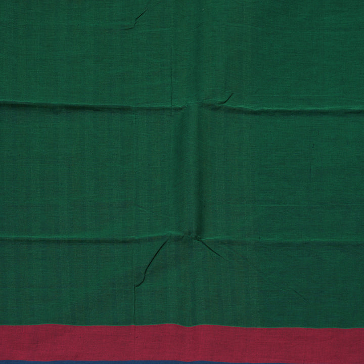 Hayagrivas Bottle Green Handloom Kanchi Cotton Saree KBE2144A1-1