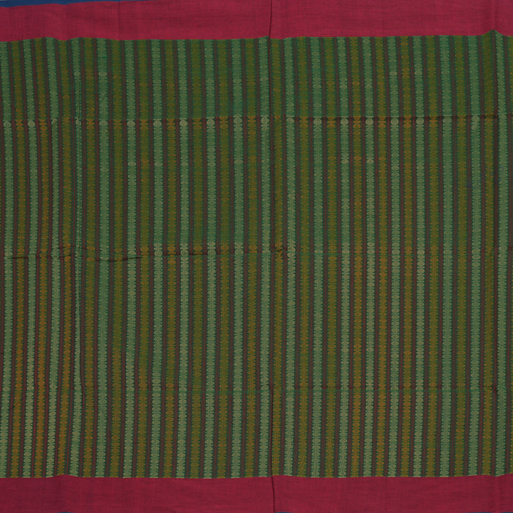 Hayagrivas Bottle Green Handloom Kanchi Cotton Saree KBE2144A1-1