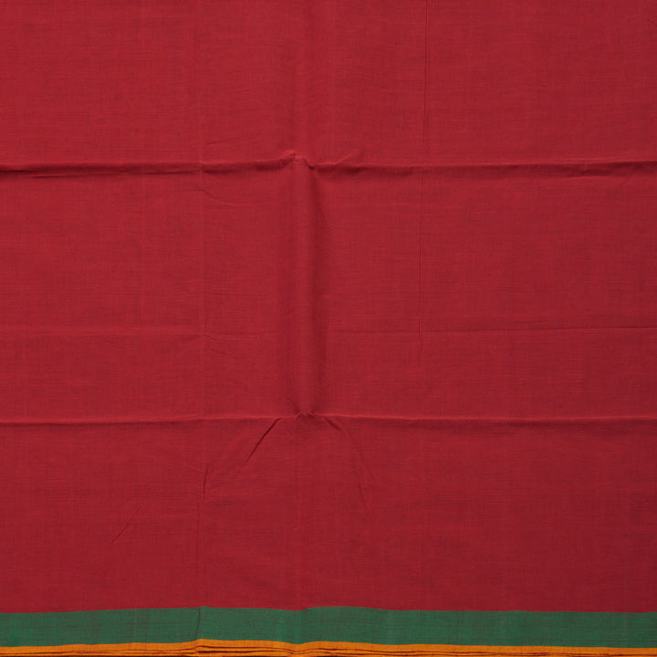 Hayagrivas Red Handloom Kanchi Cotton Saree KBE2144A10-1