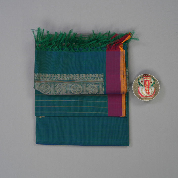 Hayagrivas Mayilkazhuthu Handloom Cotton Saree KBE2144A10-6