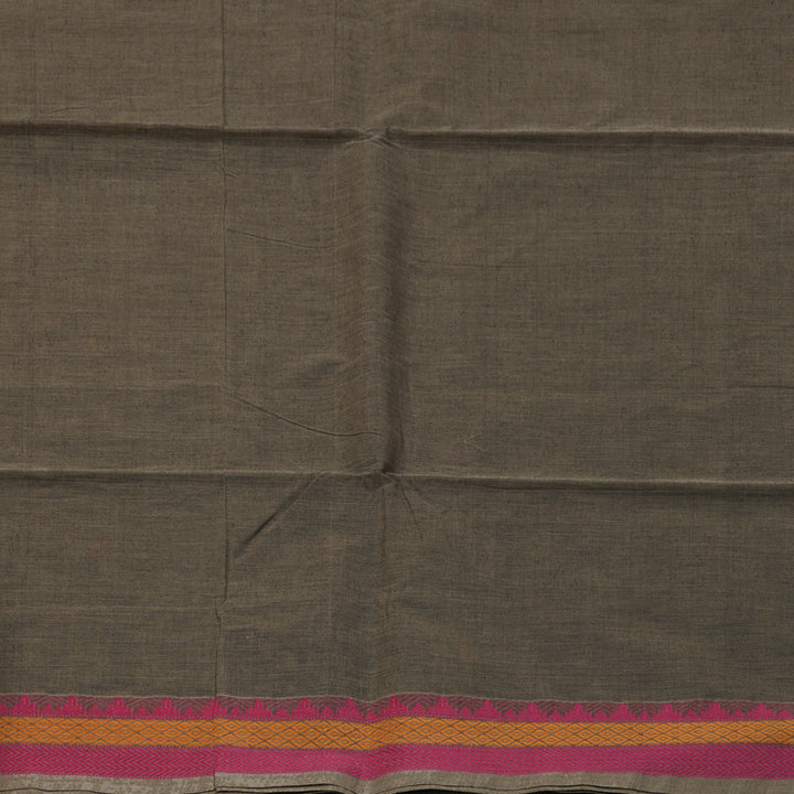 Hayagrivas Elephant Grey Handloom Cotton Saree KBE2144A5-1