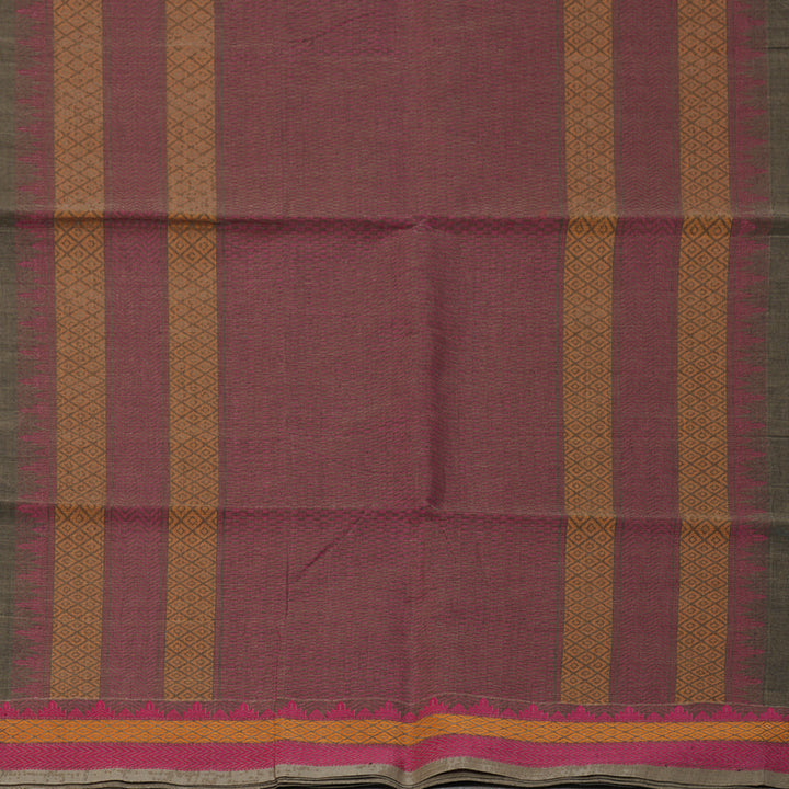 Hayagrivas Elephant Grey Handloom Cotton Saree KBE2144A5-1