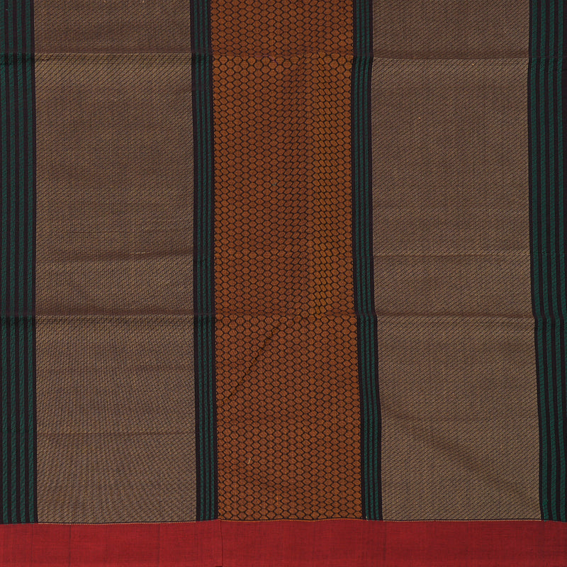 Hayagrivas Snuff Handloom Cotton Saree KBE2144A6-2