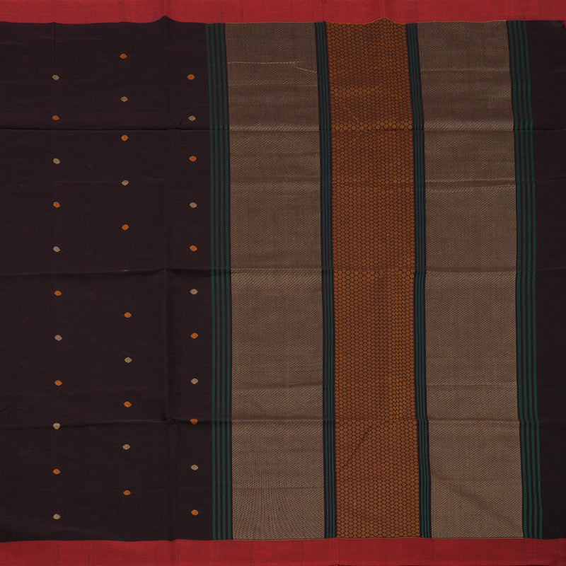 Hayagrivas Snuff Handloom Cotton Saree KBE2144A6-2