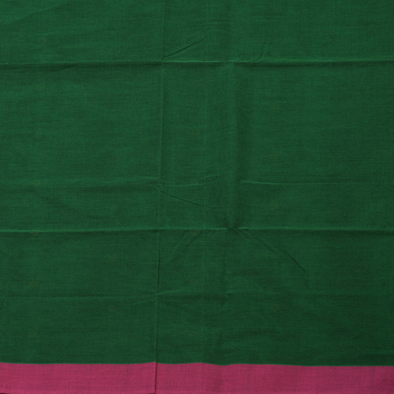 Hayagrivas Bottle Green Handloom Cotton Saree KBE2144A6-4