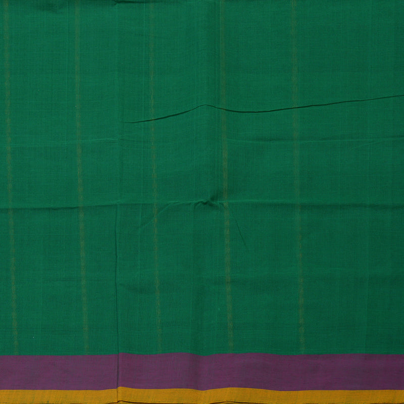 Hayagrivas Green Handloom Cotton Saree KBE2144A7-3