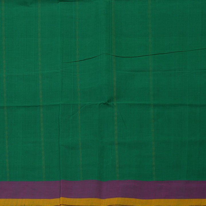 Hayagrivas Green Handloom Cotton Saree KBE2144A7-3