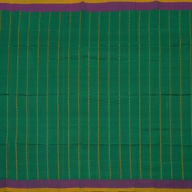 Hayagrivas Green Handloom Cotton Saree KBE2144A7-3