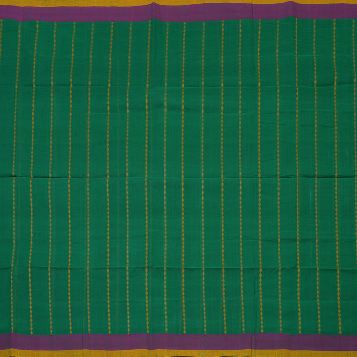 Hayagrivas Green Handloom Cotton Saree KBE2144A7-3