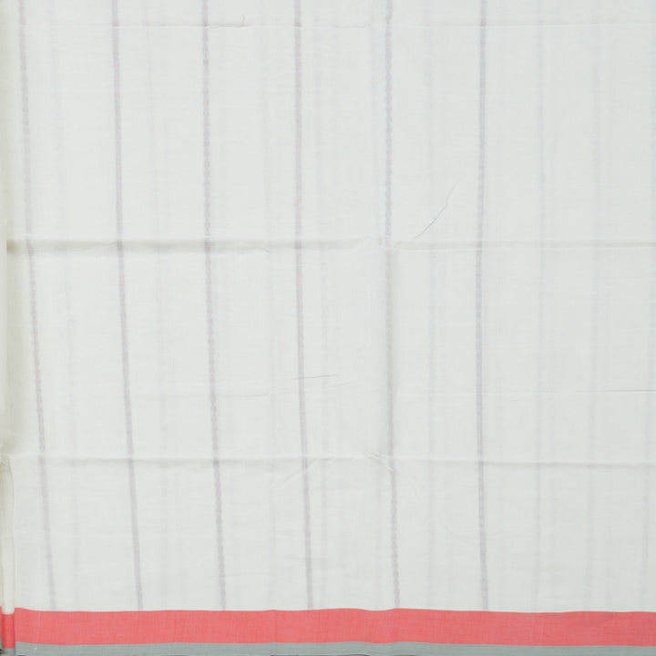 Hayagrivas White Handloom Kanchi Cotton Saree KBE2144A7-4