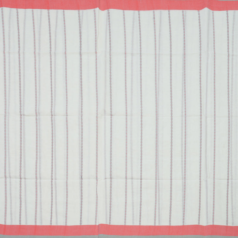 Hayagrivas White Handloom Kanchi Cotton Saree KBE2144A7-4