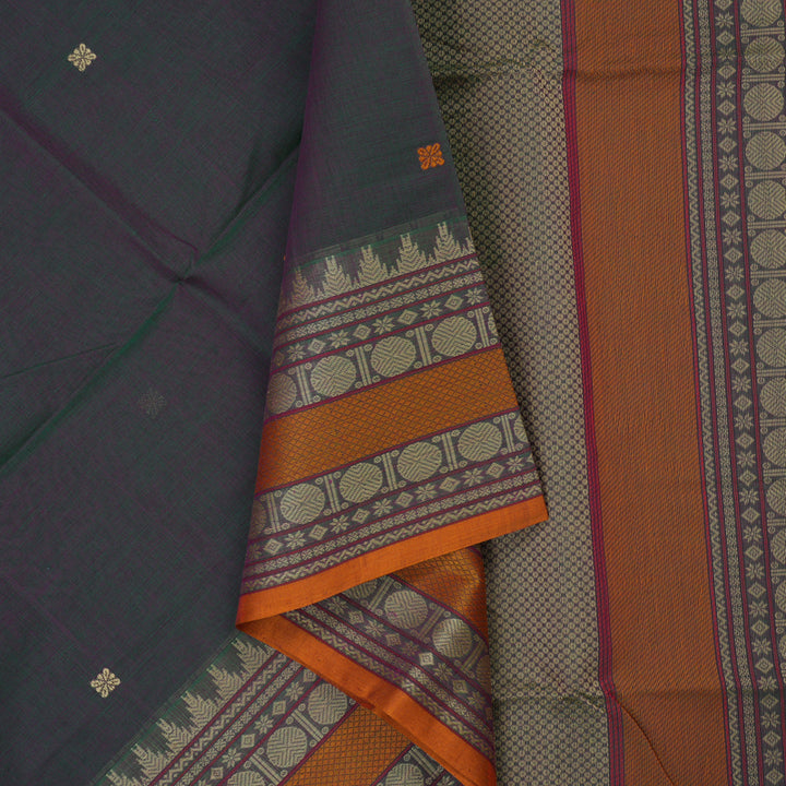 Hayagrivas Mayilkazhuthu Handloom Cotton Saree KBE2144A9-1