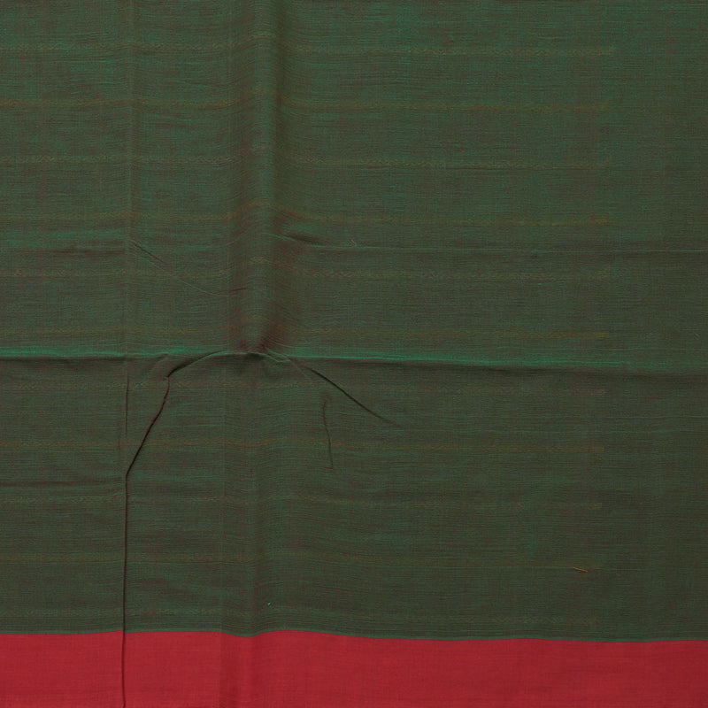 Hayagrivas Manthalir Green Handloom Cotton Saree KBE2145A4-3